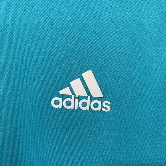 Adidas Adipure Formotion Women’s Cap Sleeve Activewear Top Size XL Turquoise - Picture 6 of 8